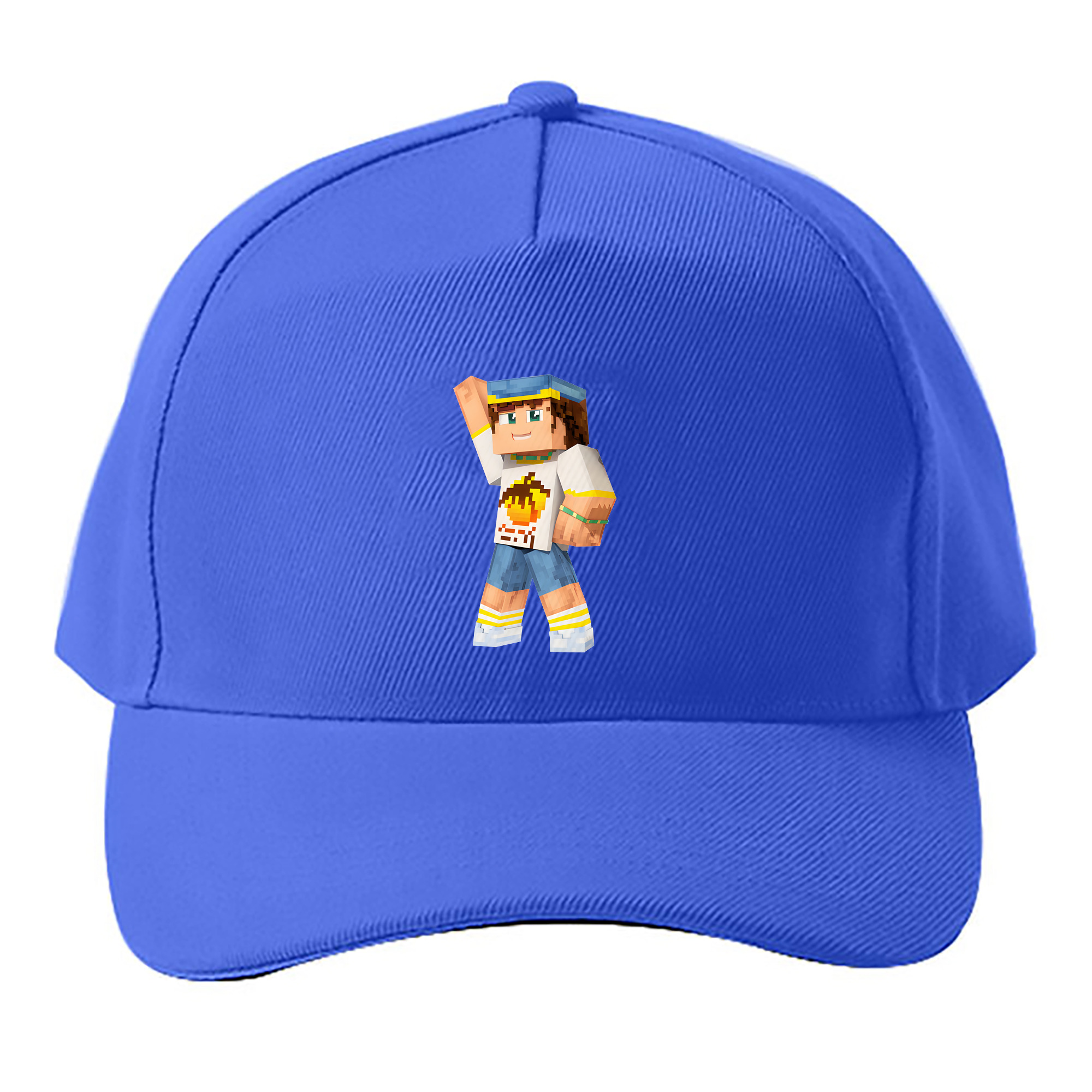 （画像用） マインクラフト ブロックの世界 Minecraft MC Block world ベースボールキャップ 綿100％ 男女兼用 帽子 スポーツ